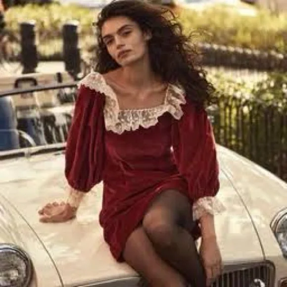 Dôen Franique Dress - Rosso - Picture 2 of 4